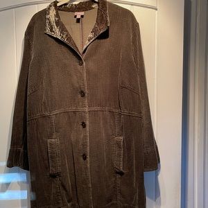 J Jill cord jacket size 2x